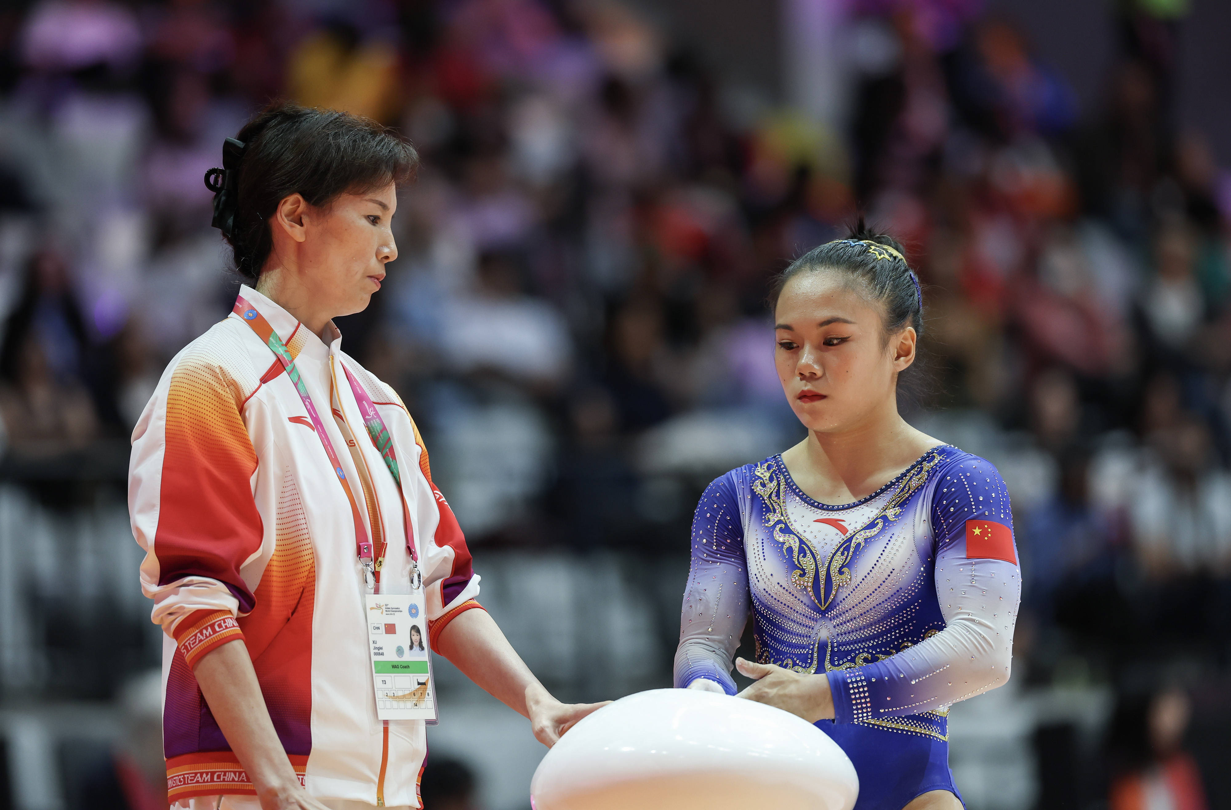 (体育)体操——世锦赛:张清颖获女子个人全能季军