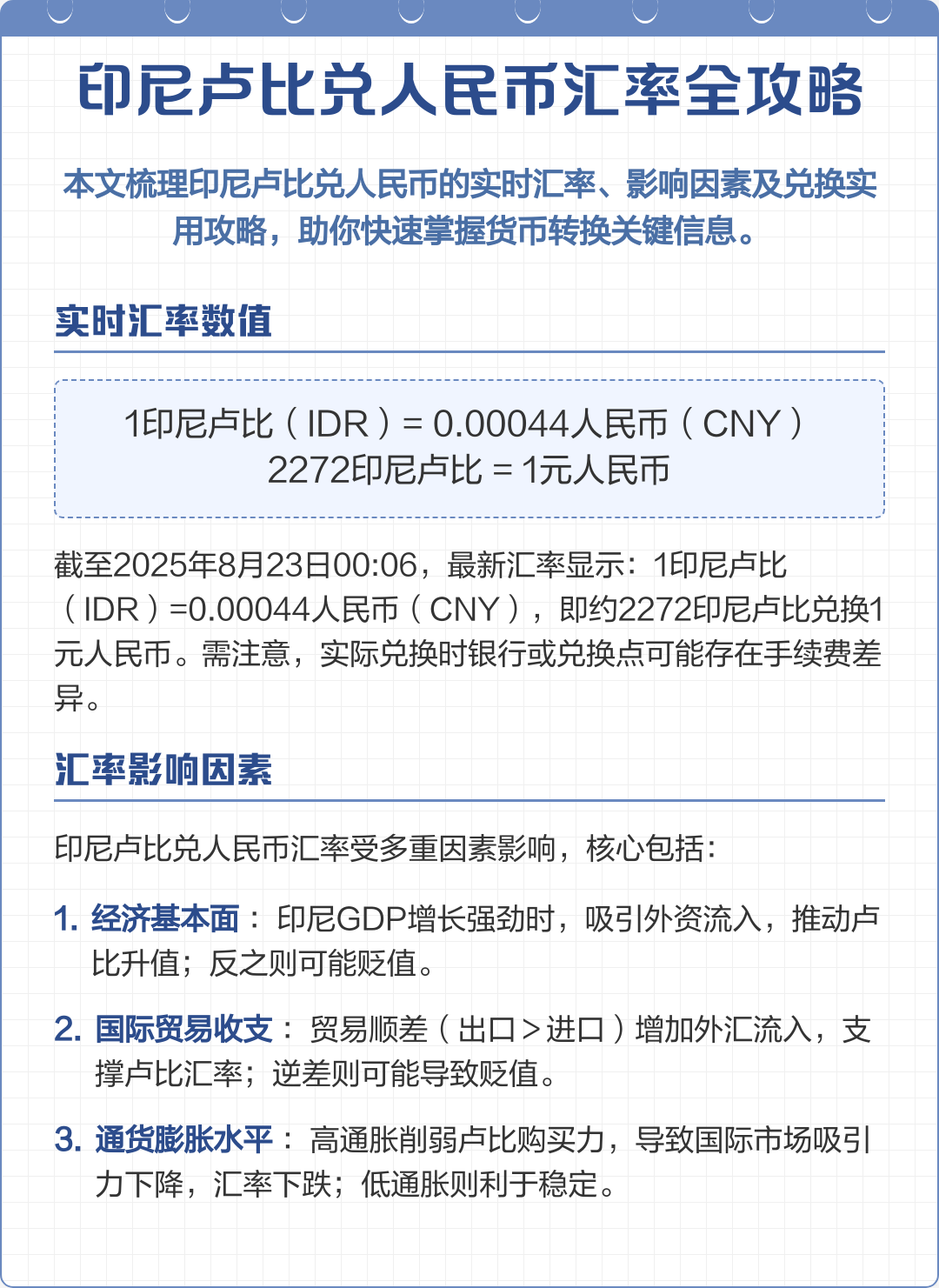 印尼货币兑换人民币(印尼货币兑换人民币汇率计算器)